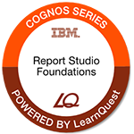 LearnQuest IBM Cognos BI Authoring Professional Reports: Fundamentals